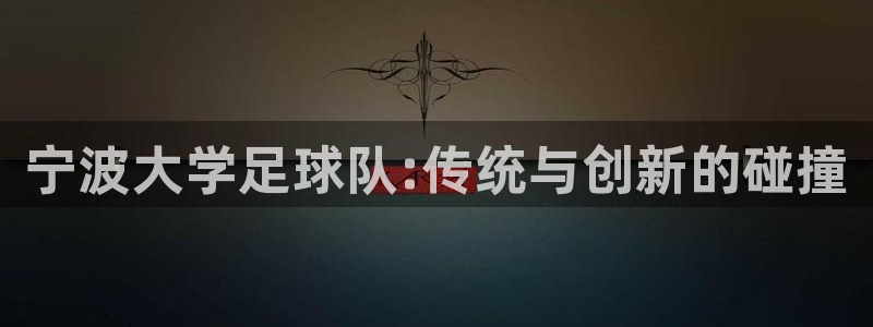 快体育app官方下载：宁波大学足球队:传统与创新的碰撞